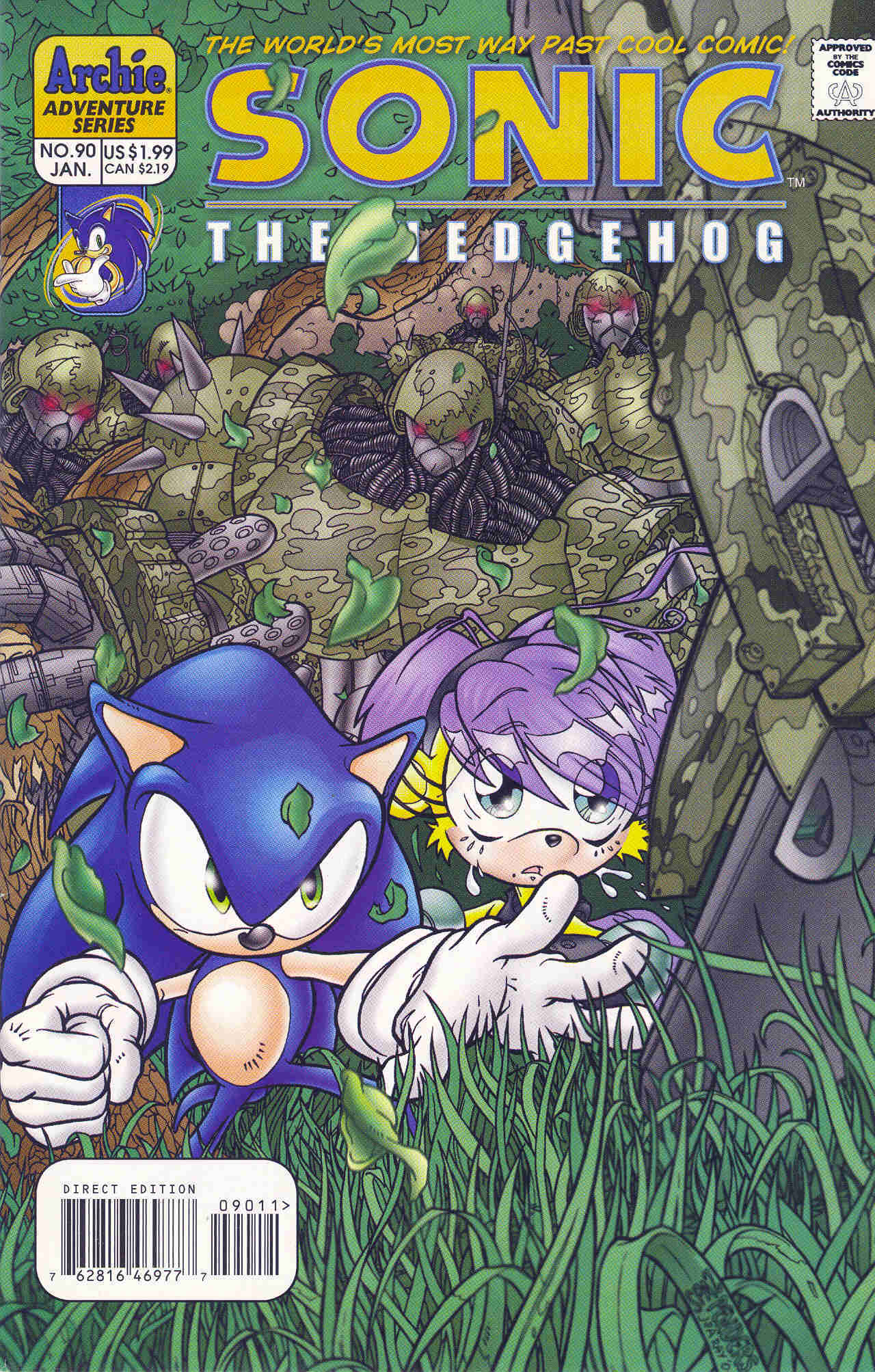 Sonic - Archie Adventure Series January 2001 Comic cover page